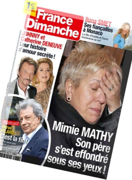 France Dimanche – 11 au 17 Mars 2016 Cover