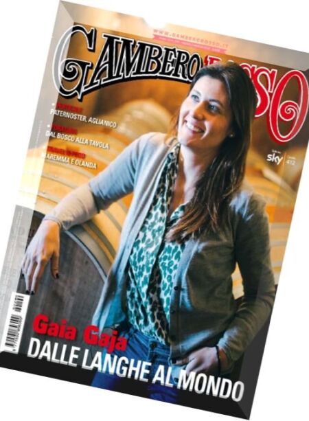 Gambero Rosso – Marzo 2016 Cover