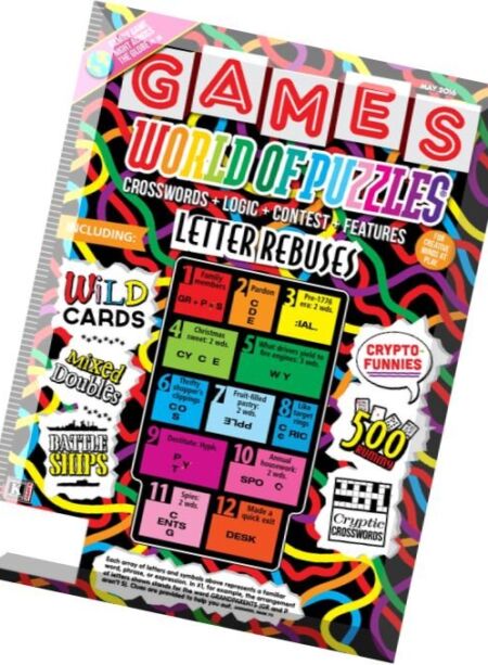 Games World of Puzzles – May 2016 Cover