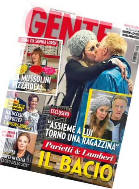 Gente Italia – 29 Marzo 2016 Cover