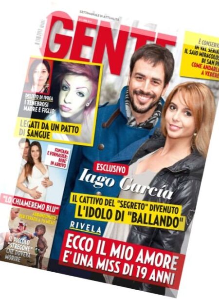 Gente Italia – 8 Marzo 2016 Cover