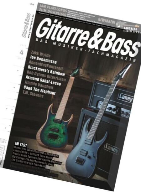 Gitarre und Bass – April 2016 Cover