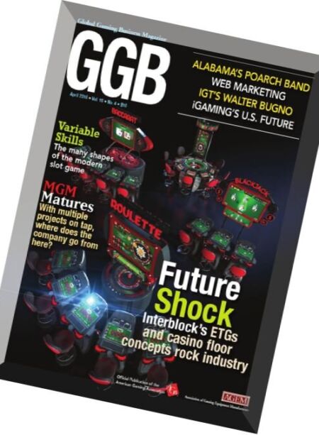Global Gaming Business – April 2016 Cover