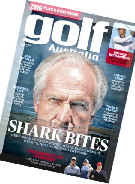 Golf Australia – March 2016 Cover
