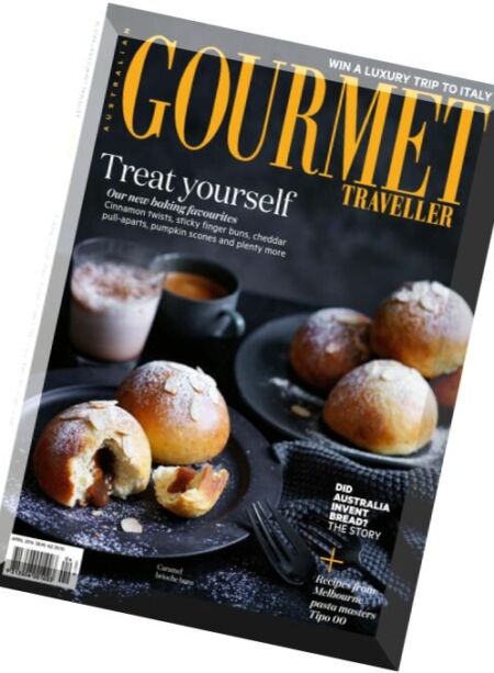 Gourmet Traveller – April 2016 Cover