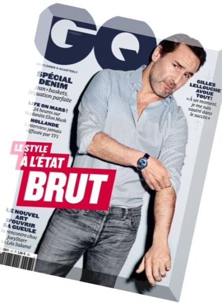GQ France – Avril 2016 Cover