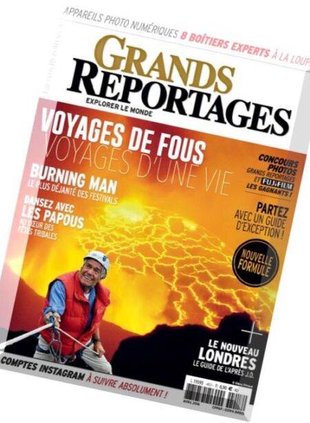 Grands Reportages – Avril 2016 Cover
