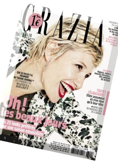 Grazia France – 4 au 10 Mars 2016 Cover