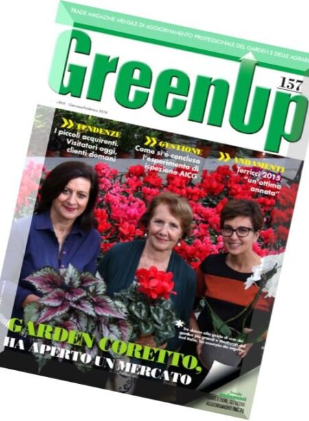 GreenUp – Gennaio-Febbraio 2016 Cover
