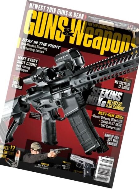 Guns & Weapons for Law Enforcement – April-May 2016 Cover