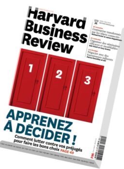 Harvard Business Review – Avril-Mai 2016