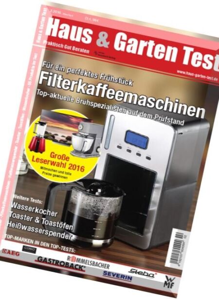 Haus & Garten Test – Marz-April 2016 Cover