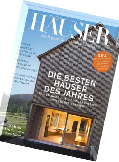 Hauser – April-Mai 2016 Cover