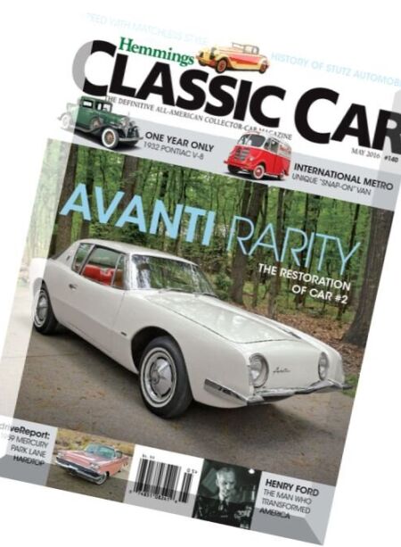 Hemmings Classic Car – May 2016 Cover