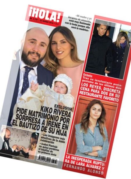Hola! Spain – 23 Marzo 2016 Cover