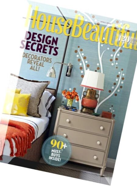 House Beautiful – April 2016 Cover