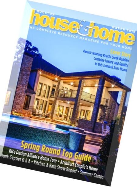 Houston House & Home – March 2016 Cover