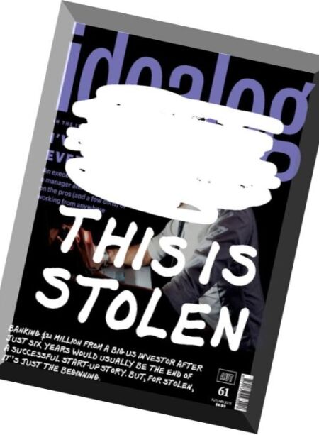 Idealog – Autumn 2016 Cover
