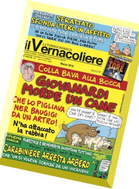 il Vernacoliere – Marzo 2016 Cover