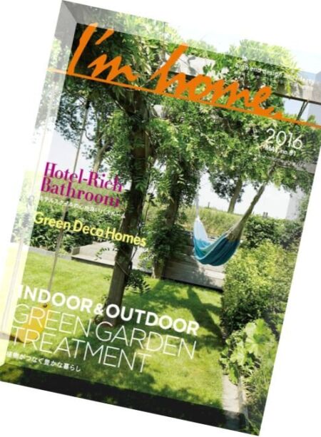 I’m home – May 2016 Cover