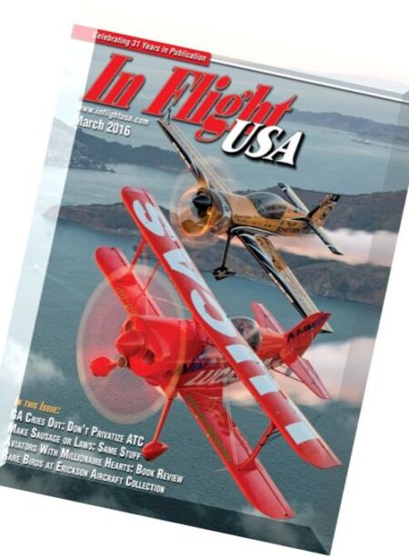 In Flight USA – March 2016 Cover