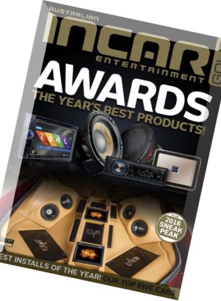InCar Entertainment – Awards 2016 Cover