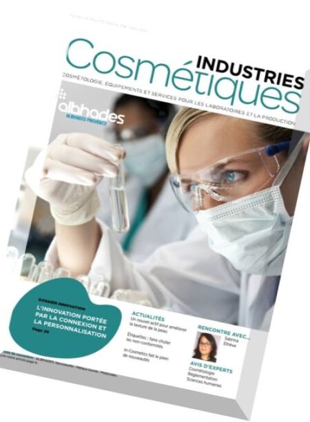Industries Cosmetiques – Mars 2016 Cover