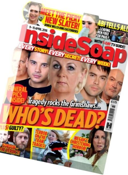 Inside Soap UK – 9 April 2016 Cover