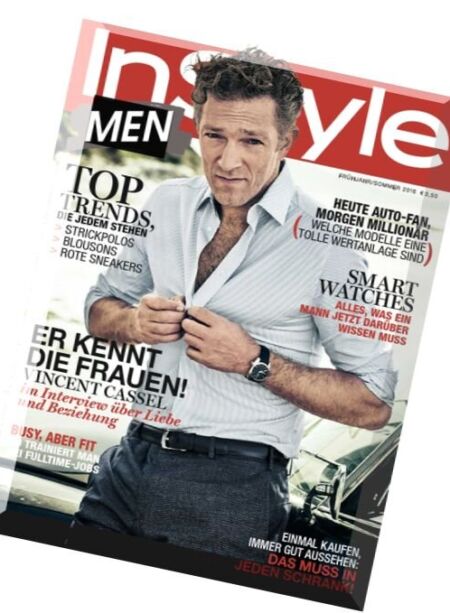 InStyle Men – Fruhjahr-Sommer 2016 Cover