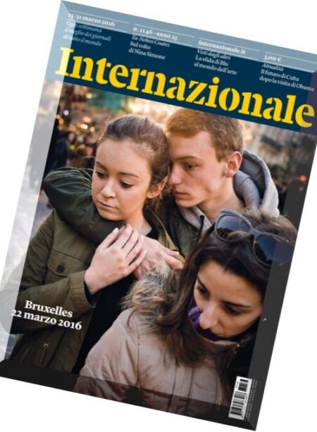 Internazionale – 25 Marzo 2016 Cover