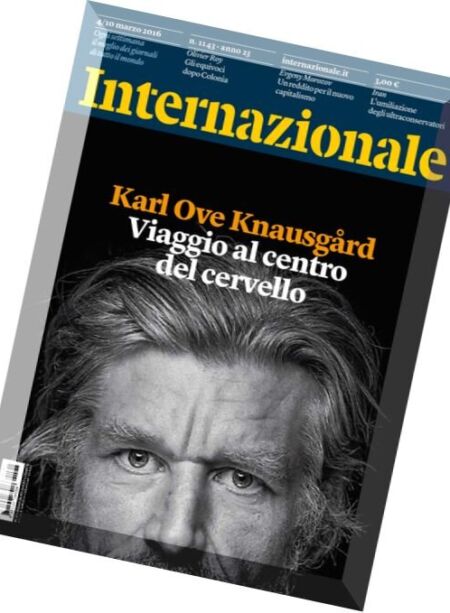 Internazionale – 3 Marzo 2016 Cover