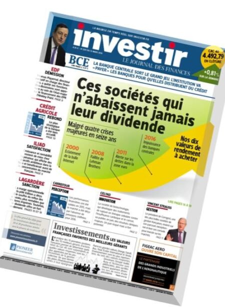 Investir – 12 Mars 2016 Cover