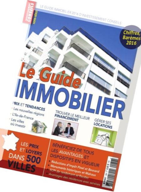 Investissement Conseils – Hors-Serie – Le Guide Immobilier 2016 Cover