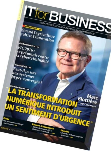 IT for Business – Fevrier 2016 Cover
