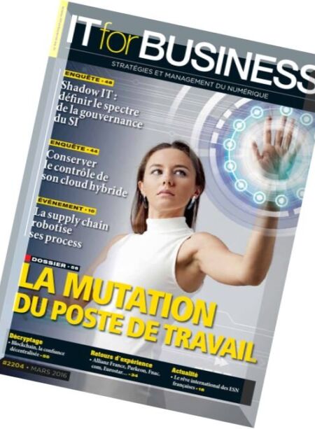 IT for Business – Mars 2016 Cover