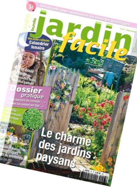 Jardin Facile – Mars 2016 Cover