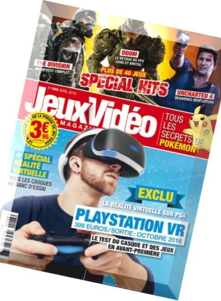 Jeux Video Magazine – Avril 2016 Cover