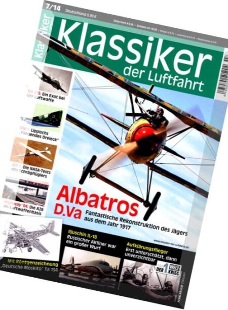 Klassiker der Luftfahrt – 2014-07 Cover