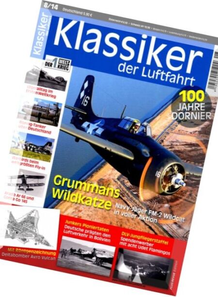 Klassiker der Luftfahrt – 2014-08 Cover