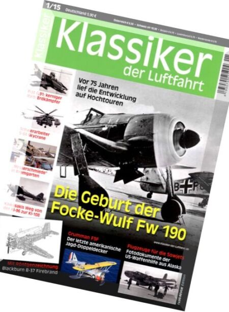 Klassiker der Luftfahrt – 2015-01 Cover