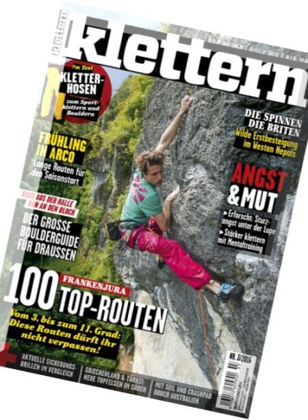 Klettern – Nr.3, 2016 Cover