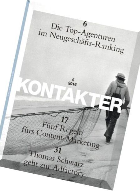Kontakter Magazin – N 5, 10 Marz 2016 Cover