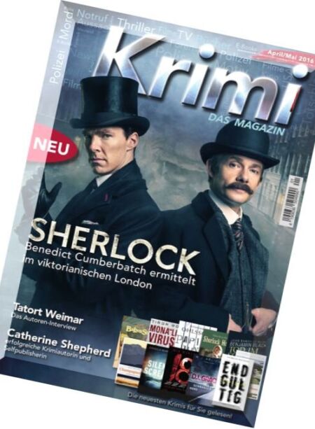 Krimi – Das Magazin – April – Mai 2016 Cover