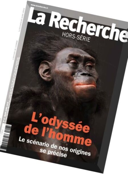 La Recherche – Hors-Serie – Mars-Avril 2016 Cover