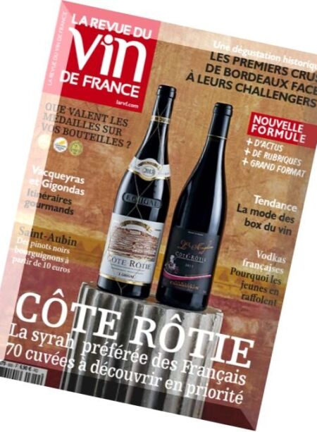 La Revue du Vin de France – Avril 2016 Cover