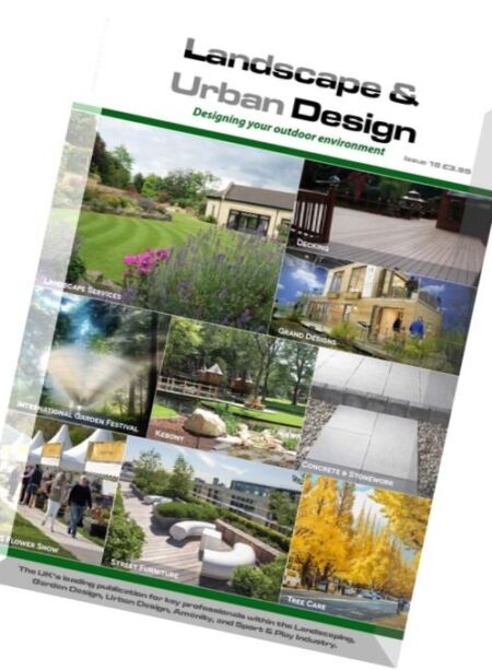 Landscape & Urban Design – Issue 18, 2016 Cover