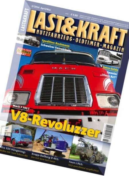 Last & Kraft – April-Mai 2016 Cover