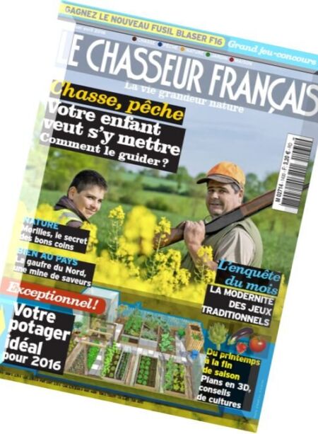 Le Chasseur francais – Avril 2016 Cover