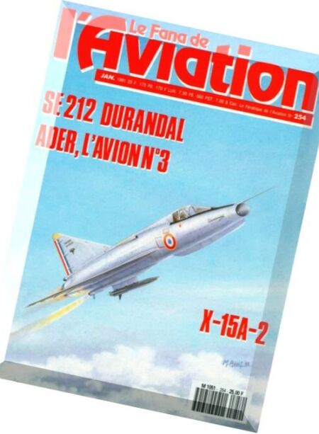 Le Fana de L’Aviation – 1991-01 (254) Cover