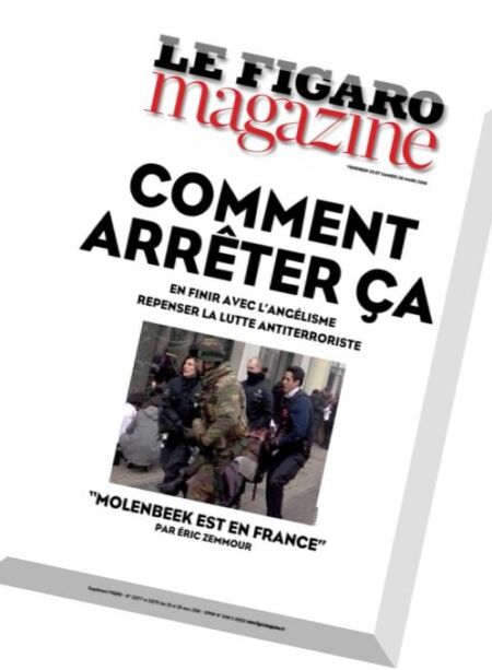 Le Figaro Magazine – 25 Mars 2016 Cover